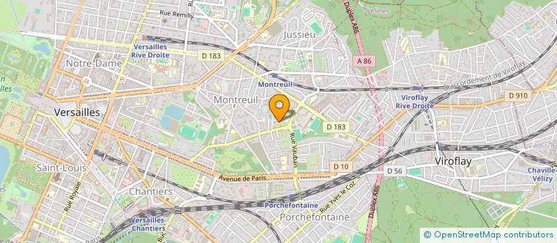 localisation de l'entreprise MONSIEUR VINCENT DERRIEN à VERSAILLES