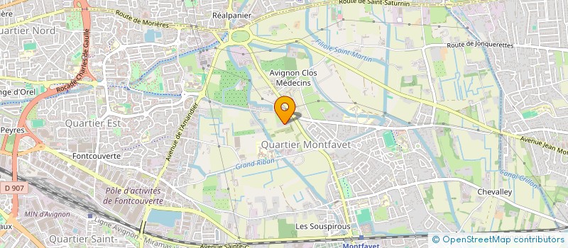 localisation de l'entreprise MONSIEUR VINCENT DESAUNAIS  AVIGNON