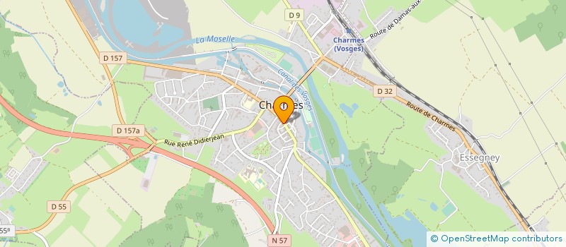 localisation de l'entreprise MONSIEUR VINCENT DESBOEUFS à CHARMES