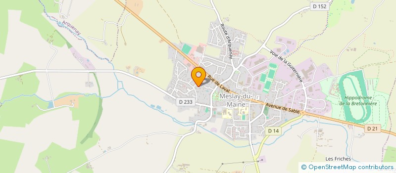 localisation de l'entreprise MONSIEUR VINCENT DESBOIS  MAISONCELLES-DU-MAINE