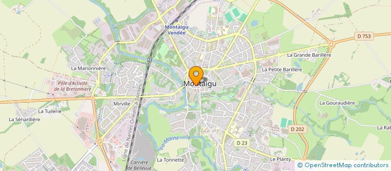 localisation de l'entreprise MONSIEUR VINCENT DESBROSSES  MONTAIGU-VENDEE