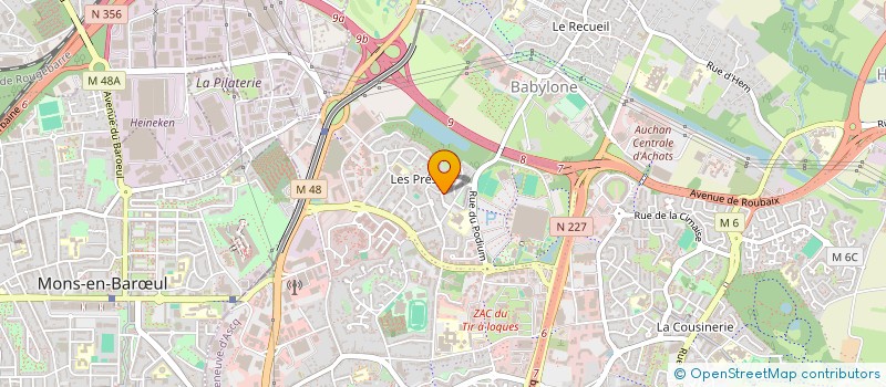 localisation de l'entreprise MONSIEUR VINCENT DESCAMPS  VILLENEUVE-D'ASCQ