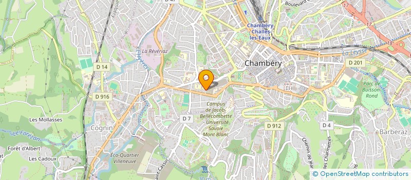 localisation de l'entreprise MONSIEUR VINCENT DESCOTES GENON  CHAMBERY