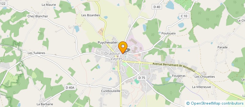 localisation de l'entreprise MONSIEUR VINCENT DESCUBES  ORADOUR-SUR-VAYRES