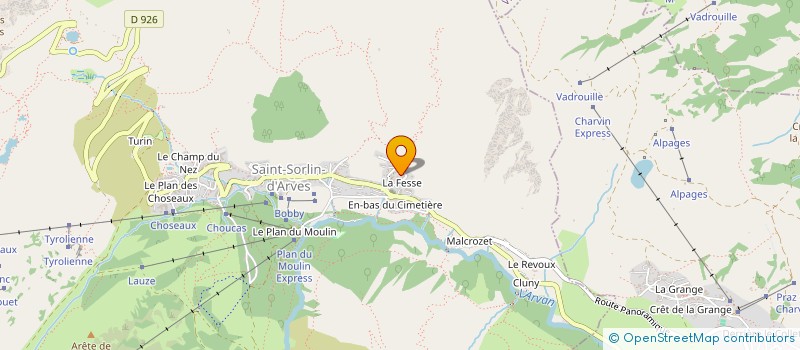 localisation de l'entreprise MONSIEUR VINCENT DESILES  SAINT-SORLIN-D'ARVES