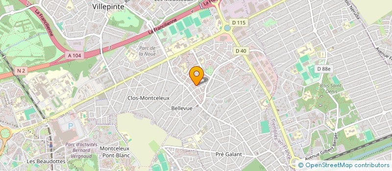 localisation de l'entreprise MONSIEUR VINCENT DESLOTS à VILLEPINTE