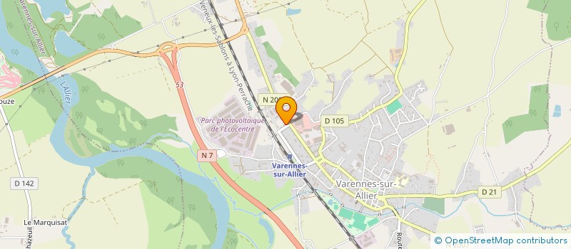 localisation de l'entreprise MONSIEUR VINCENT DESMARAIS à VARENNES-SUR-ALLIER