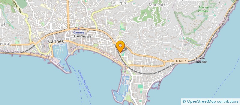 localisation de l'entreprise MONSIEUR VINCENT DESPLANQUES  CANNES