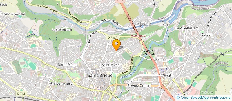 localisation de l'entreprise MONSIEUR VINCENT DESRIAC à SAINT-BRIEUC