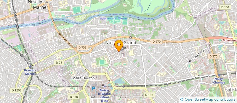 localisation de l'entreprise MONSIEUR VINCENT DESTOMBES à NOISY-LE-GRAND