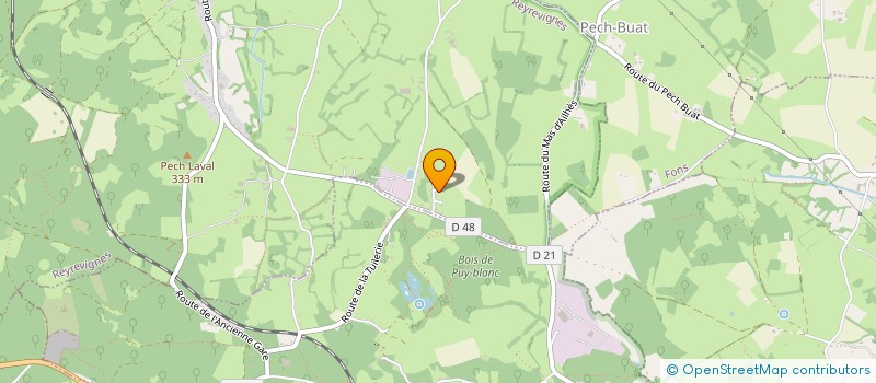 localisation de l'entreprise MONSIEUR VINCENT DESTRUEL  REYREVIGNES