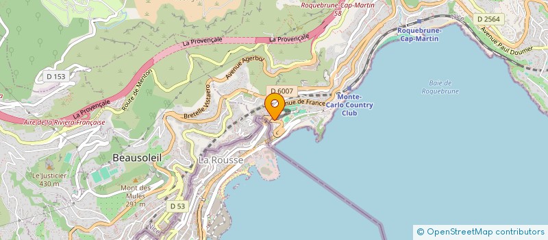 localisation de l'entreprise MONSIEUR VINCENT DETRAZ à ROQUEBRUNE-CAP-MARTIN