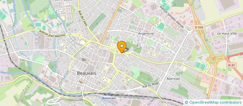 localisation de l'entreprise MONSIEUR VINCENT DEVAUX  BEAUVAIS