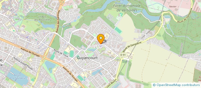 localisation de l'entreprise MONSIEUR VINCENT DEVEZ  GUYANCOURT