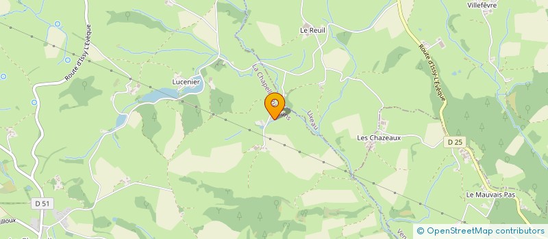 localisation de l'entreprise MONSIEUR VINCENT DEVILLARD  LA CHAPELLE-AU-MANS