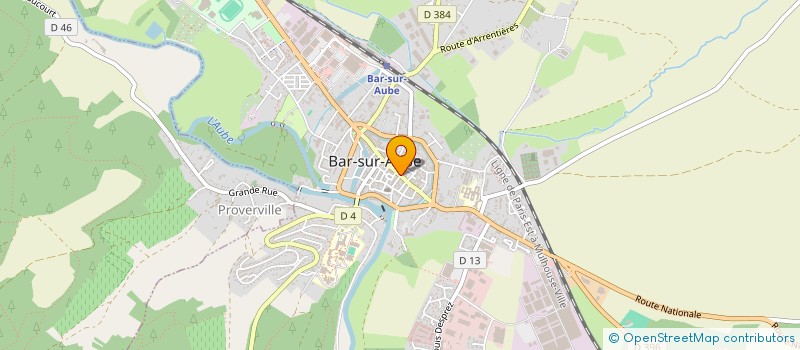 localisation de l'entreprise MONSIEUR VINCENT DEWILDE  BAR-SUR-AUBE