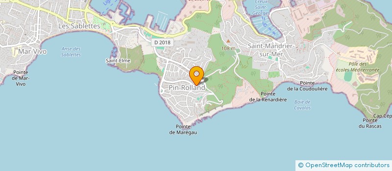 localisation de l'entreprise MONSIEUR VINCENT DEWILDE  SAINT-MANDRIER-SUR-MER