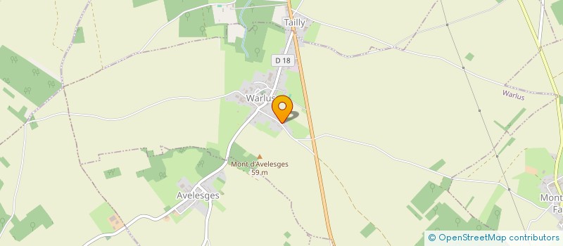 localisation de l'entreprise MONSIEUR VINCENT DEWULF  WARLUS