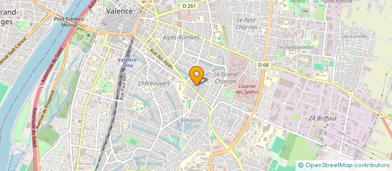 localisation de l'entreprise MONSIEUR VINCENT DEYRES à VALENCE