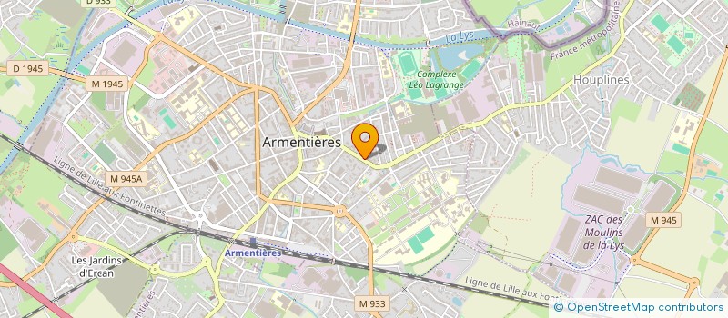 localisation de l'entreprise MONSIEUR VINCENT DHAENE  ARMENTIERES