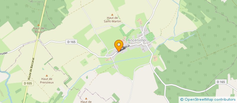 localisation de l'entreprise MONSIEUR VINCENT DIEUDONNE  ANCERVILLER