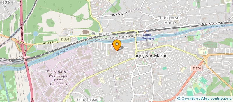 localisation de l'entreprise MONSIEUR VINCENT DIONIGI  LAGNY-SUR-MARNE