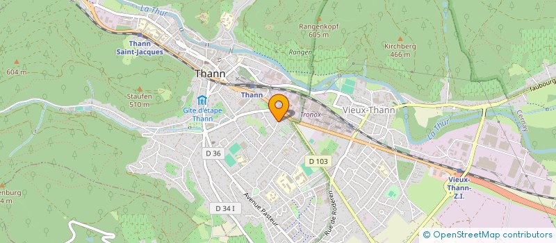 localisation de l'entreprise MONSIEUR VINCENT DOENLEN  THANN