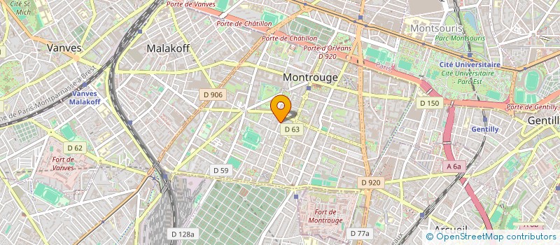 localisation de l'entreprise MONSIEUR VINCENT DOGNIAUX  MONTROUGE