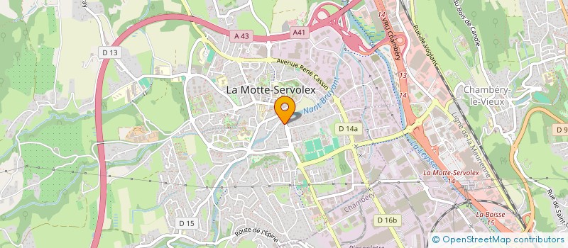 localisation de l'entreprise MONSIEUR VINCENT DONATO  LA MOTTE-SERVOLEX