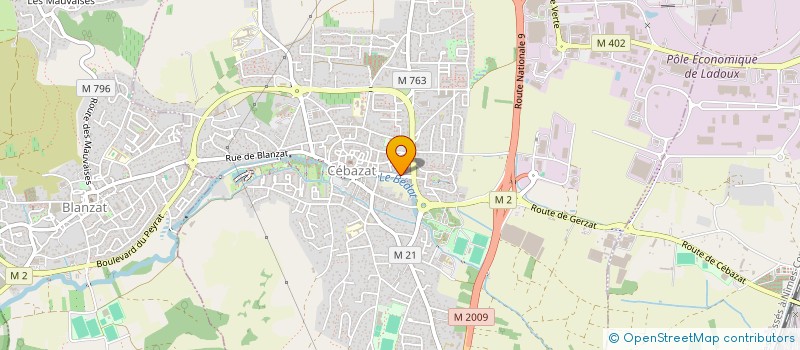 localisation de l'entreprise MONSIEUR VINCENT DOREL  CEBAZAT