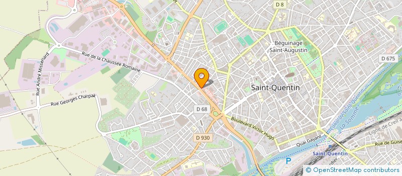 localisation de l'entreprise MONSIEUR VINCENT DOROBISZ à SAINT-QUENTIN