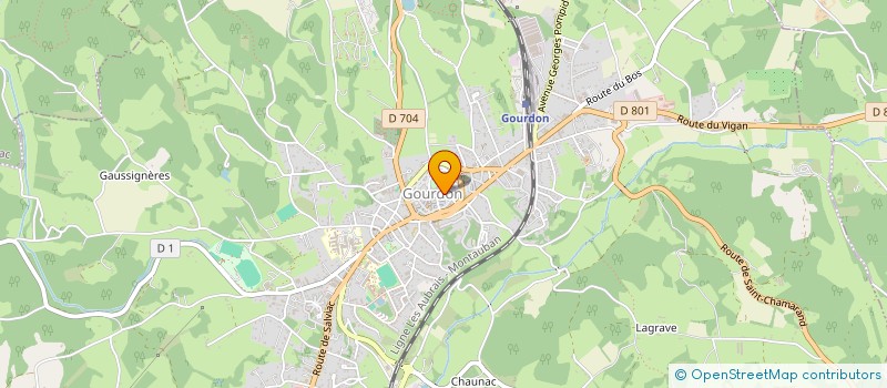 localisation de l'entreprise MONSIEUR VINCENT DOS RAMOS  GOURDON