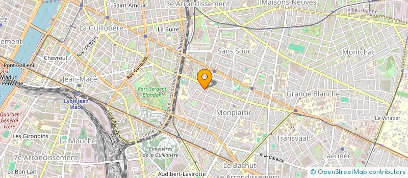 localisation de l'entreprise MONSIEUR VINCENT DOUILLARD  LYON