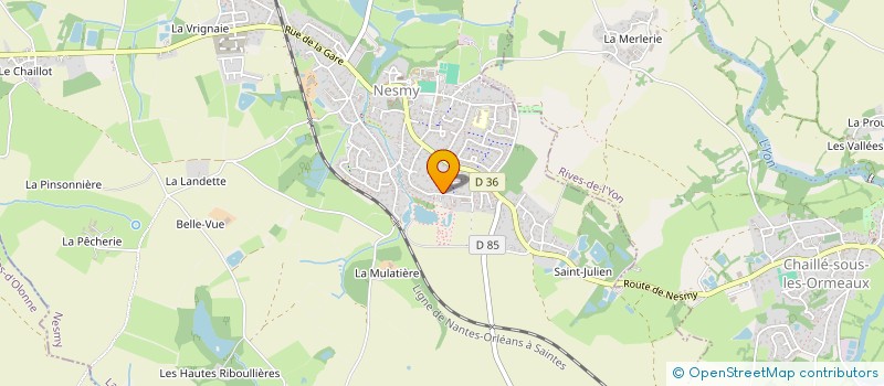 localisation de l'entreprise MONSIEUR VINCENT DOUILLARD  NESMY