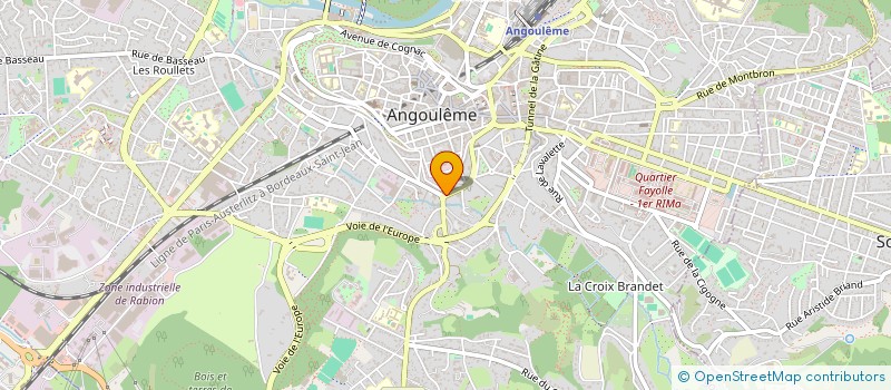 localisation de l'entreprise MONSIEUR VINCENT DOULET  ANGOULEME