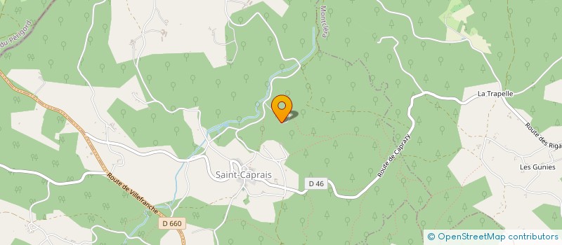 localisation de l'entreprise MONSIEUR VINCENT DOUMAS  SAINT-CAPRAIS