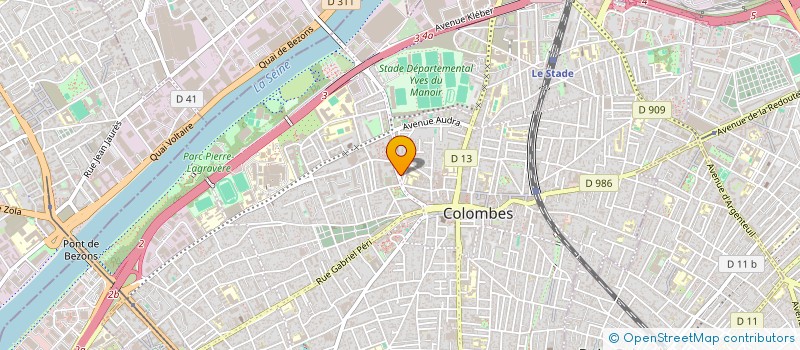 localisation de l'entreprise MONSIEUR VINCENT DOUMAX à COLOMBES