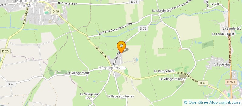 localisation de l'entreprise MONSIEUR VINCENT DOUVILLE  QUETTREVILLE-SUR-SIENNE