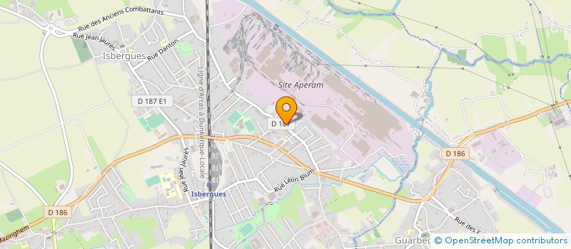 localisation de l'entreprise MONSIEUR VINCENT DOVIN  ISBERGUES