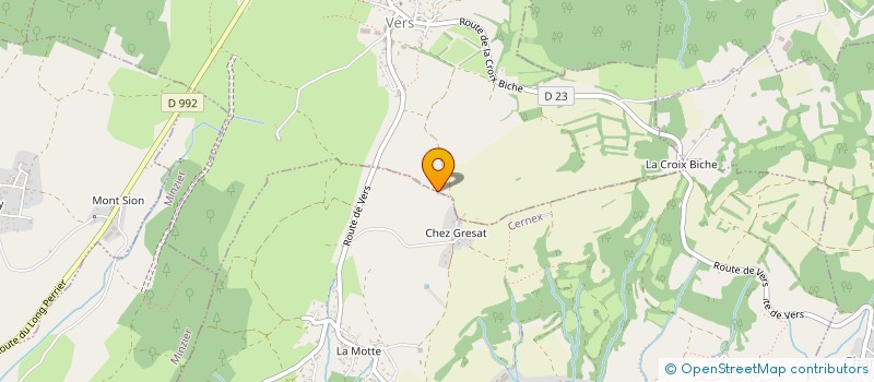 localisation de l'entreprise MONSIEUR VINCENT DOYARD  CERNEX