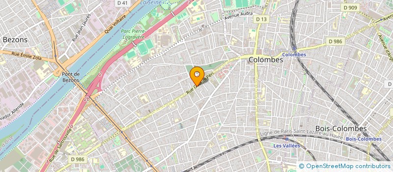 localisation de l'entreprise MONSIEUR VINCENT DOYON  COLOMBES