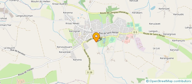 localisation de l'entreprise MONSIEUR VINCENT DRACK  PLOUARZEL