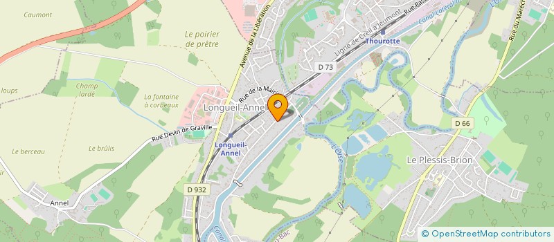 localisation de l'entreprise MONSIEUR VINCENT DRAGONNE  LONGUEIL-ANNEL