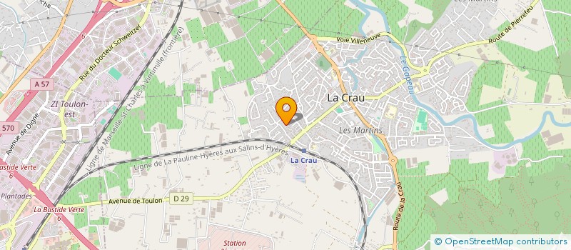 localisation de l'entreprise MONSIEUR VINCENT DRIARD-SERGENT à LA CRAU