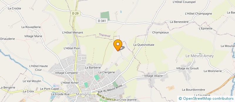localisation de l'entreprise MONSIEUR VINCENT DROMER  MARIGNY-LE-LOZON