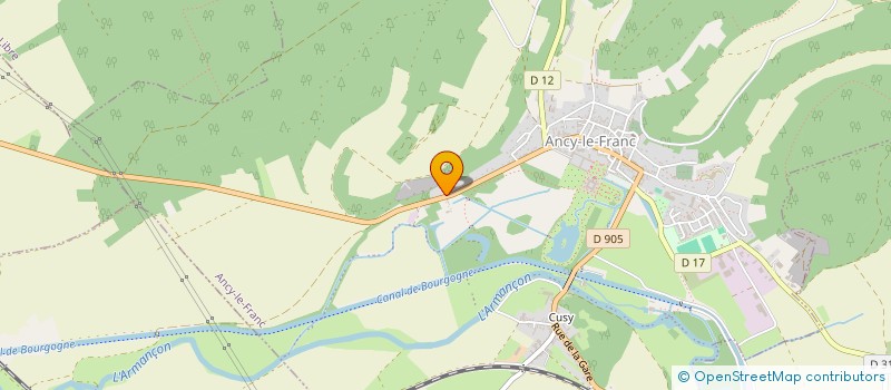 localisation de l'entreprise MONSIEUR VINCENT DROUET  ANCY-LE-FRANC