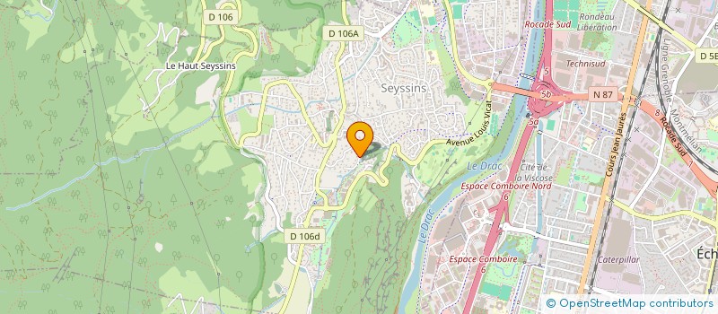 localisation de l'entreprise MONSIEUR VINCENT DRUART à SEYSSINS