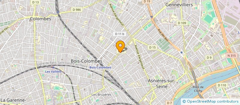 localisation de l'entreprise MONSIEUR VINCENT DRUGUET à BOIS-COLOMBES