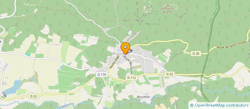 localisation de l'entreprise MONSIEUR VINCENT DUBAR  RUSTREL