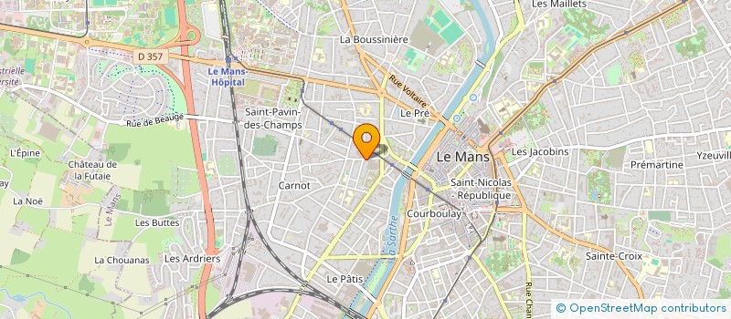 localisation de l'entreprise MONSIEUR VINCENT DUBIEN  LE MANS